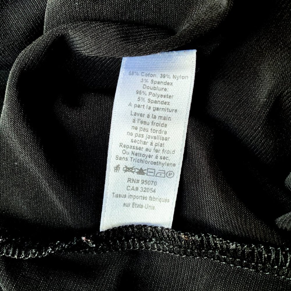 anthropologie weston black eyelet midi skirt L - Picture 7 of 8